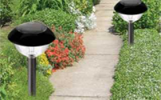 Садовые светильники на солнечных батареях